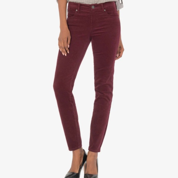 Kut from the Kloth Diana Relaxed Fit Corduroy Skinny - Picture 1 of 6